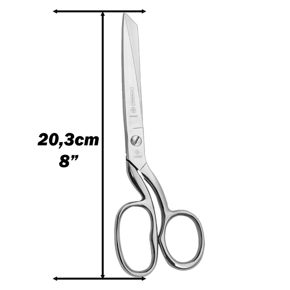 Tesoura de Costura CR3470-8 Pro Steel 8" Mundial