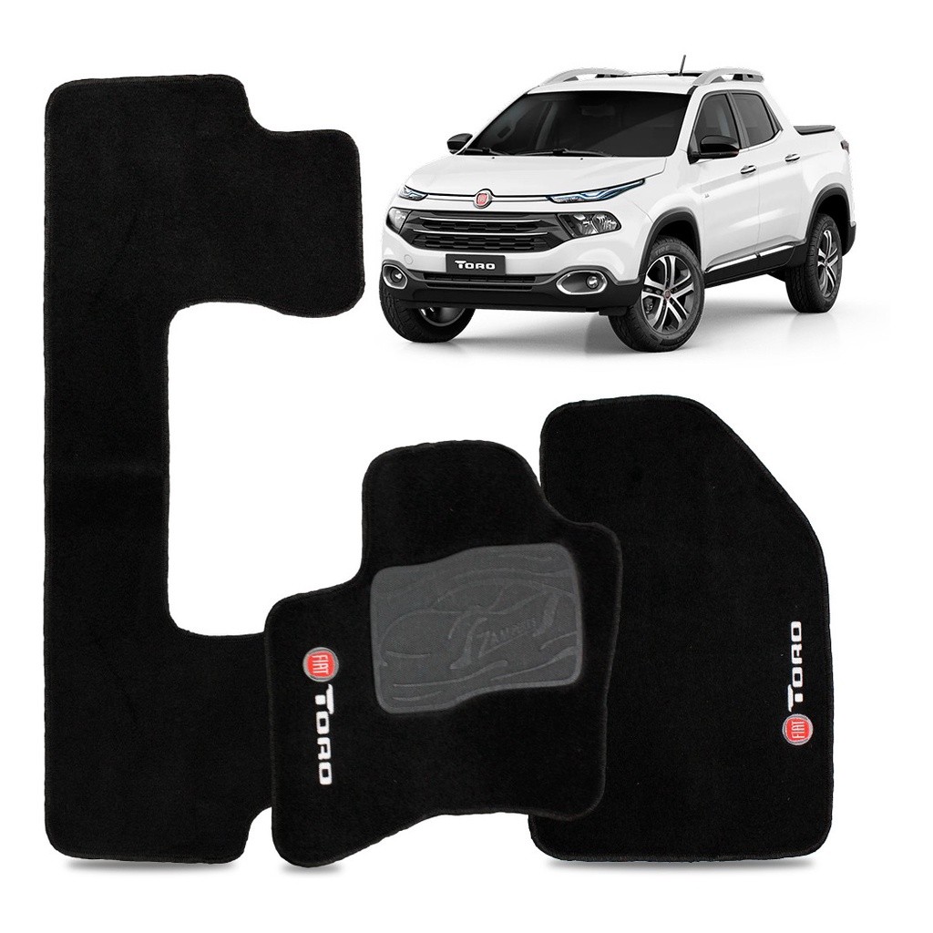 Jogo De Tapete Fiat Toro 2016 2017 2018 2019 2020 2021 2022 em Oferta na Shopee