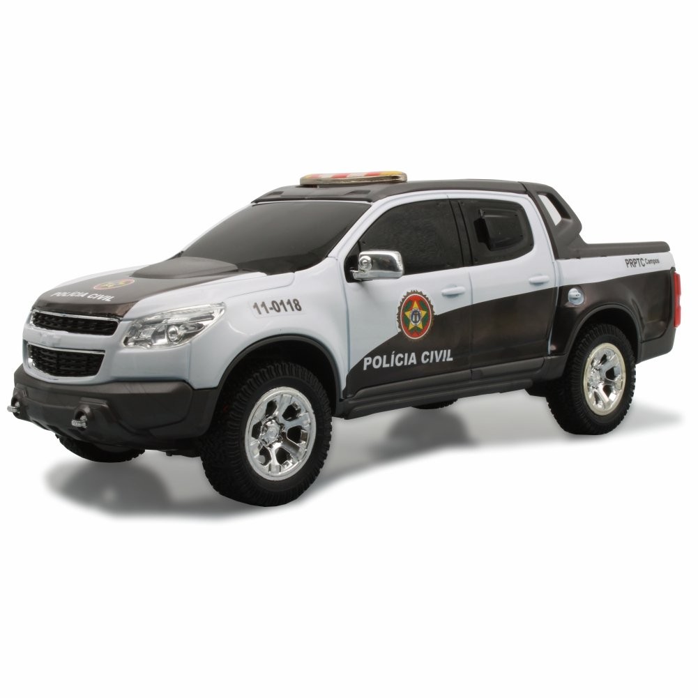 S10 Em Miniatura Viatura Polícia Civil Rio de Janeiro PC RJ