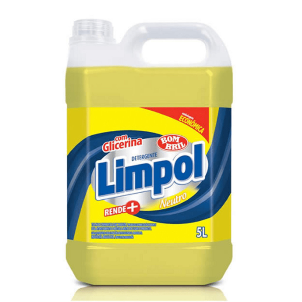 Detergente Líquido Neutro Antiodor 5l Limpol Bombril