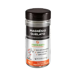 Magnésio Quelato da Meissen - Pote com 60 Cápsulas