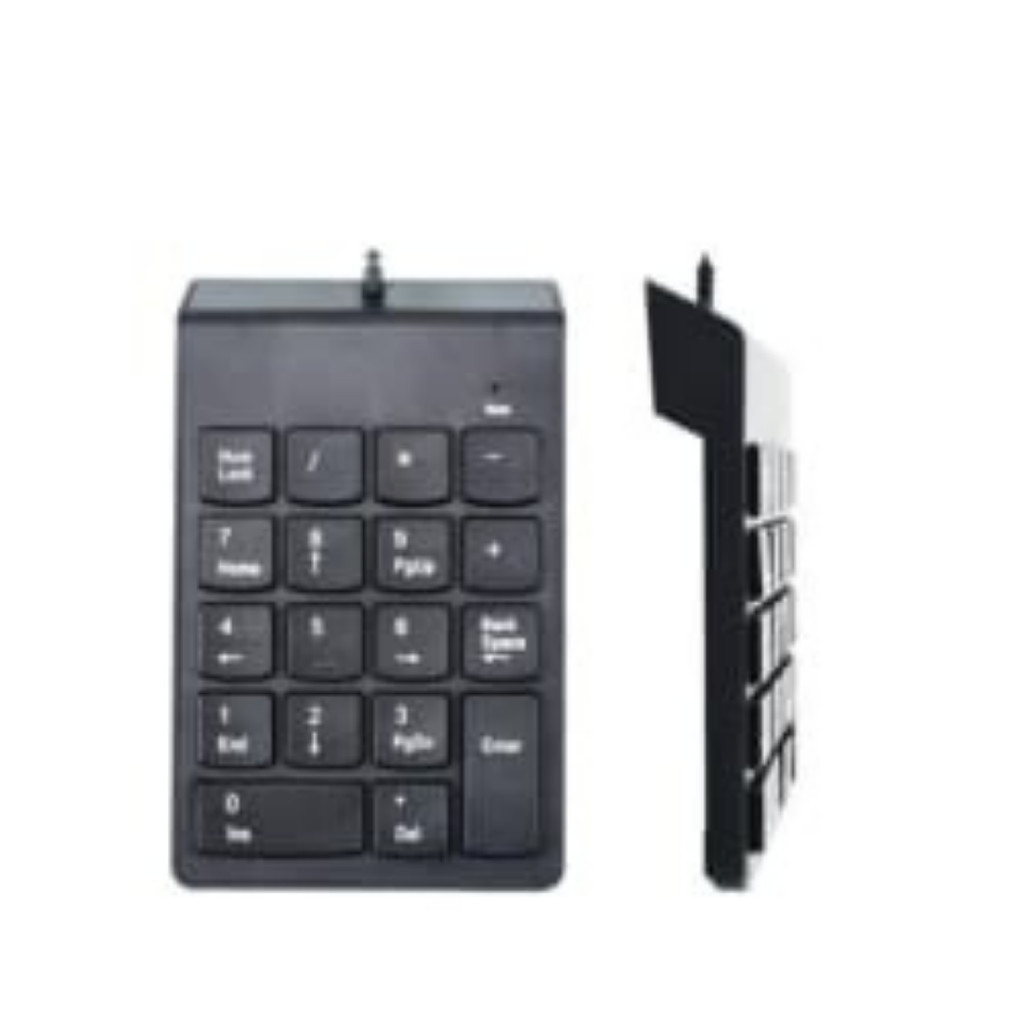 Mini Teclado Numérico 23 teclas Usb Com Fio Calculadora Notebook