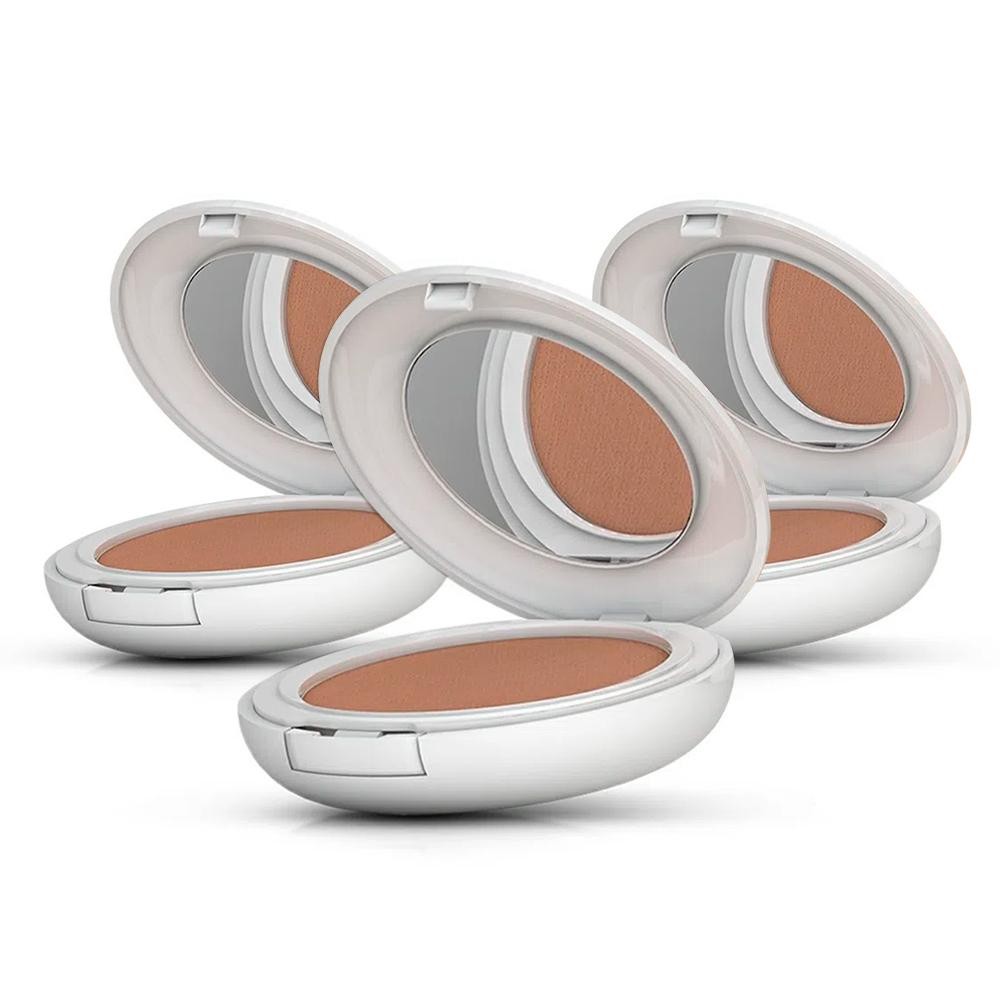 3 Protetor Solar Pó Compacto Episol Color Tom 4 Fps 50 em Oferta na Shopee