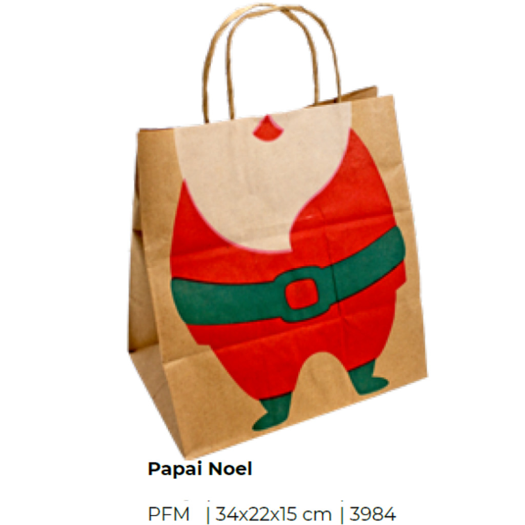 30 SACOLA DE PANETONE 32X28X18 (PFM) NATAL IDEIA OUTLET - Stationery