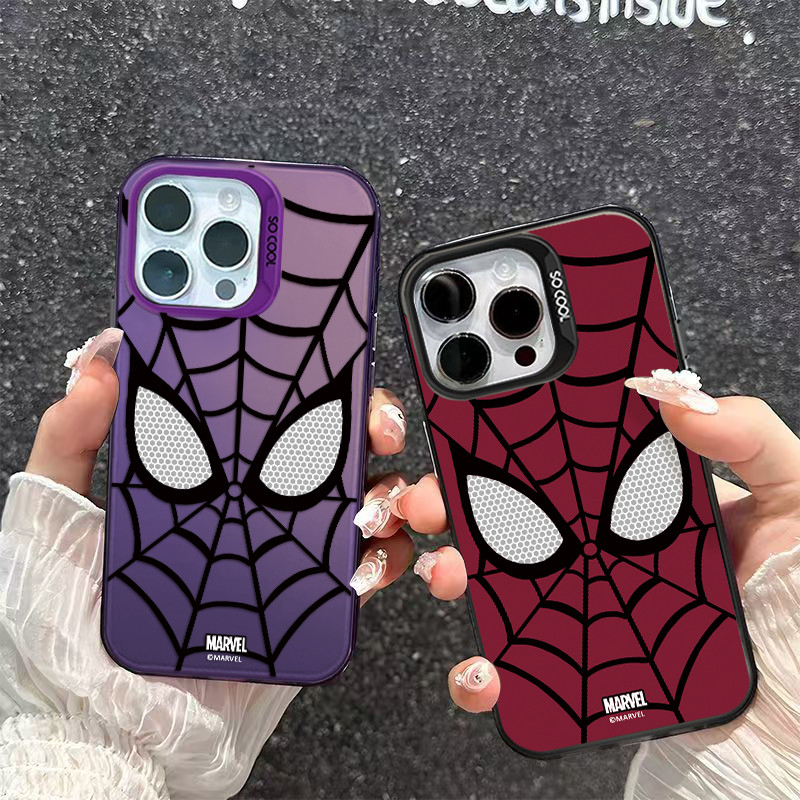 Capinha capa Fosco à prova de choque Homem-Aranha para iPhone 7 8 11 12 13 14 15 16 pro max plus x/xs xr XSMAX em Oferta na Shopee