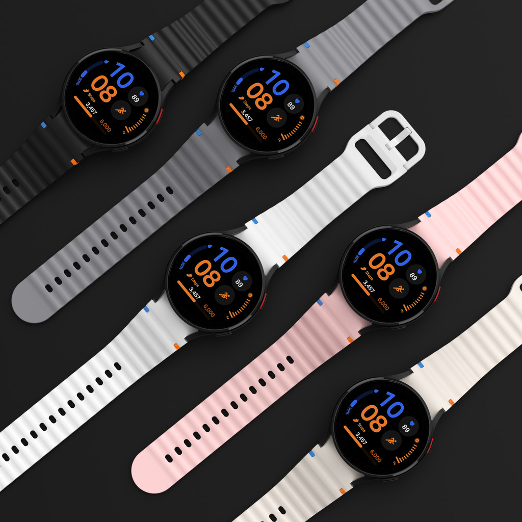 Pulseira Esportiva De Silicone Original Para Samsung Galaxy Watch 7 FE 6 4 Clássico 5 pro 44mm 40mm 43mm 47mm 45mm — imagem 2 de 2