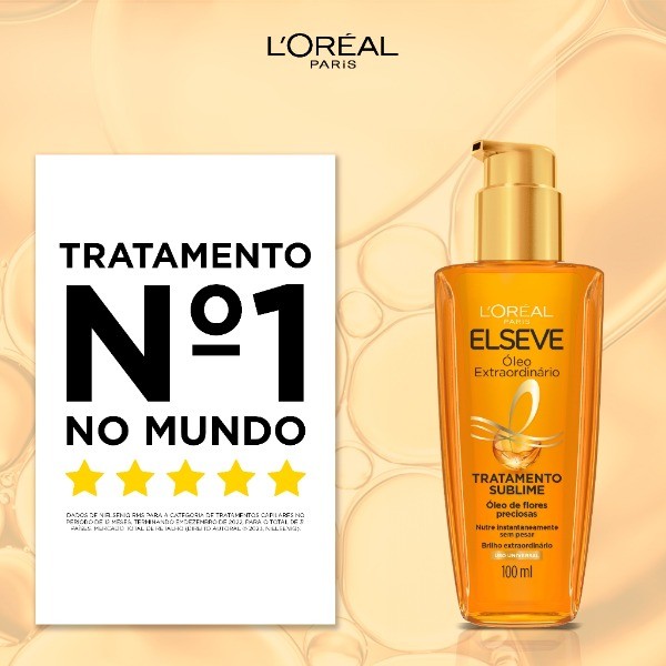 Óleo Extraordinario para Cabelos Elseve L'Oréal Paris, 30ml em Oferta na Shopee