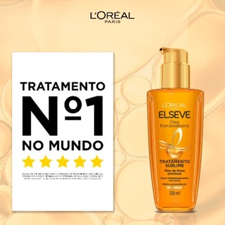 Óleo Extraordinario para Cabelos Elseve L'Oréal Paris, 30ml em Oferta na Shopee