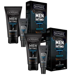 Kit 2 Cremes Depilatório Men Masculino Íntimo Homem Depimiel