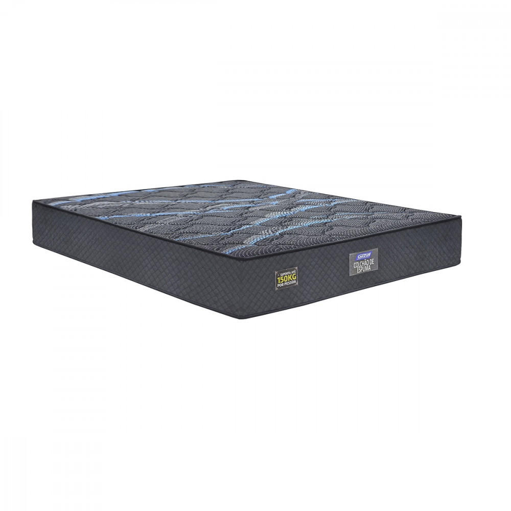 Colchão Queen 158cm Espuma D28 Ouro Preto Gazin