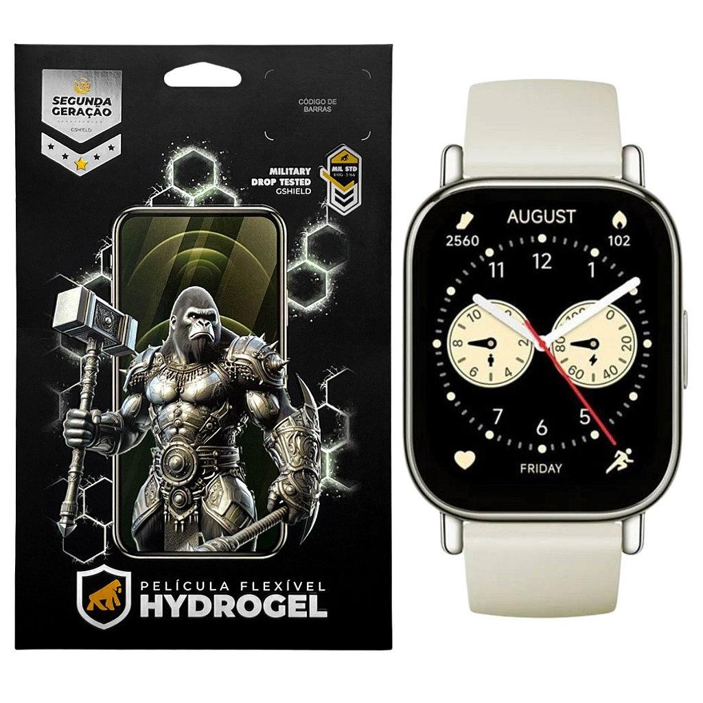 Película Hydrogel HD Gshield Redmi Watch 5 Lite - Protetor Tela Curva, Anti Risco, Alta Definição