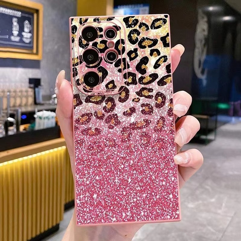 Leopardo Impressão Moda Caso De Telefone Para Samsung A15 A05 A16 A56 A36 A06 A26 A25 A35 A55 A54 A34 A14 Capa Macia