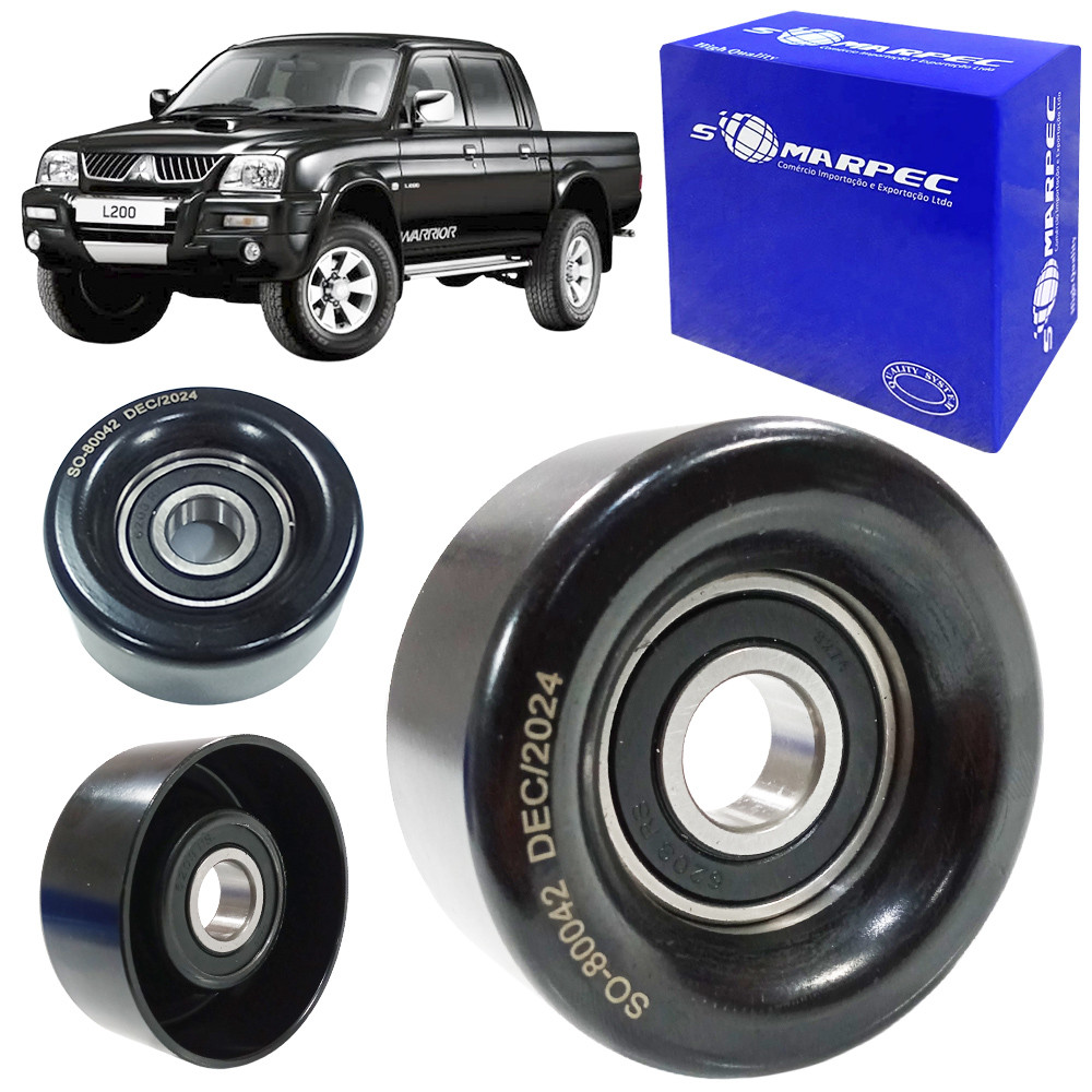 Polia Tensora Correia Alternador L200 Triton 2.4 2016 Diante MITSUBISHI: Polia Tensora1345A119P