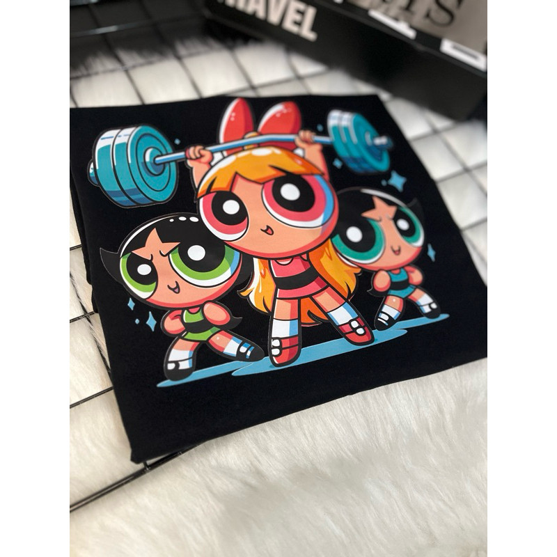 Camiseta Estampada Unissex Blusa Meninas Super Poderosas Camisa Treino