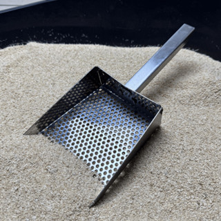 Pá Higiênica De Areia para Gatos Peneira Coletora Aço Inox - Unishop em Oferta na Shopee