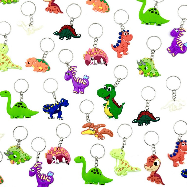 Kit Chaveiro Dinossauros Variados 10un Diversos Dinos Turma
