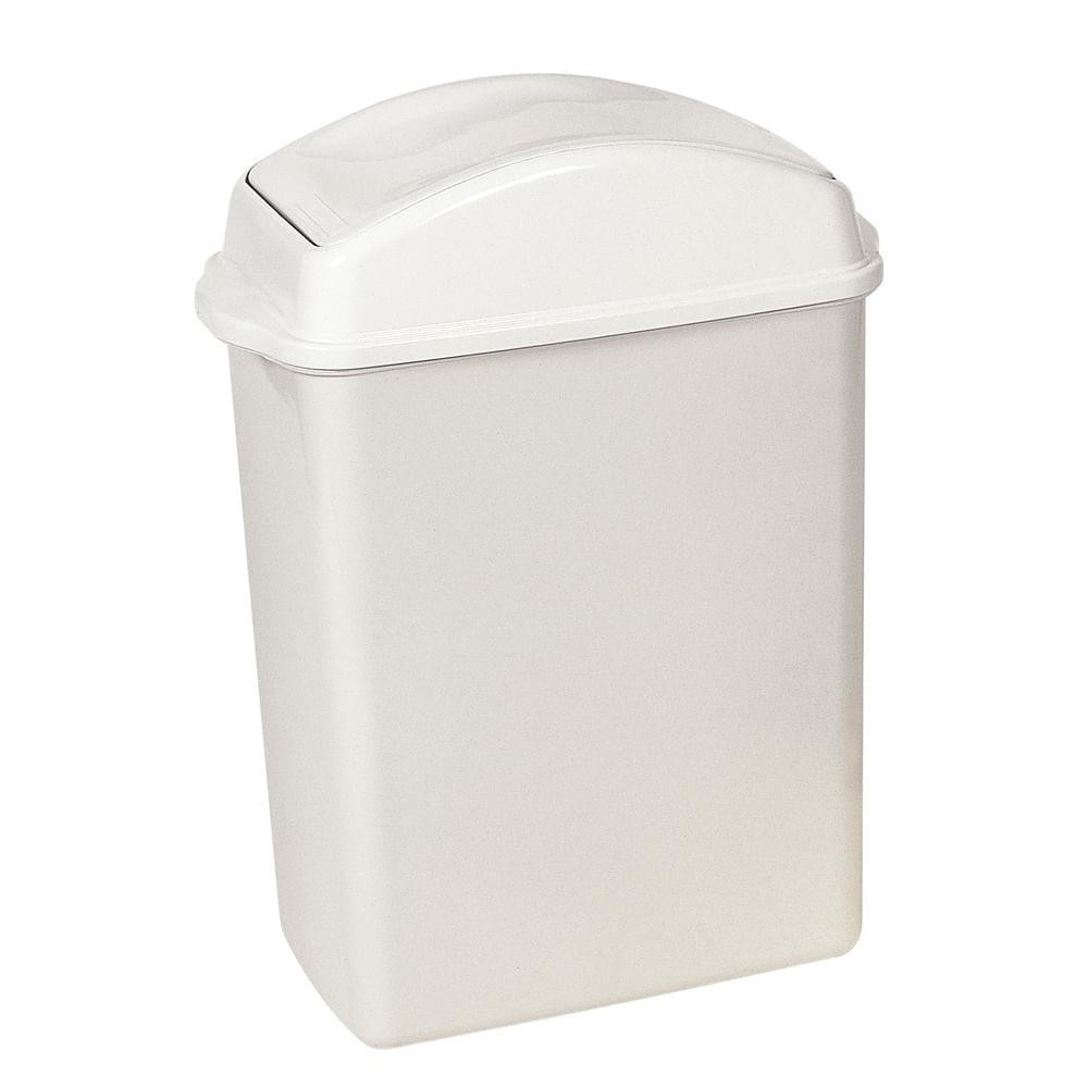 Lixeira Plástica com Tampa Basculante 8,8L Bege Casablanca Sanremo - Home & Living