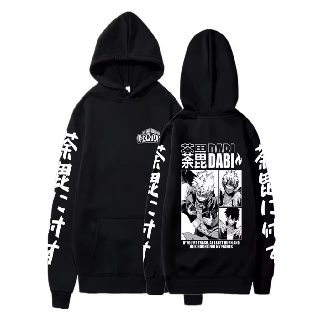 Blusa de Moletom Anime Dabi Streetwear  Premium Casaco Vintage Flanelado Quentinho Lançamento - Envio Imediato!