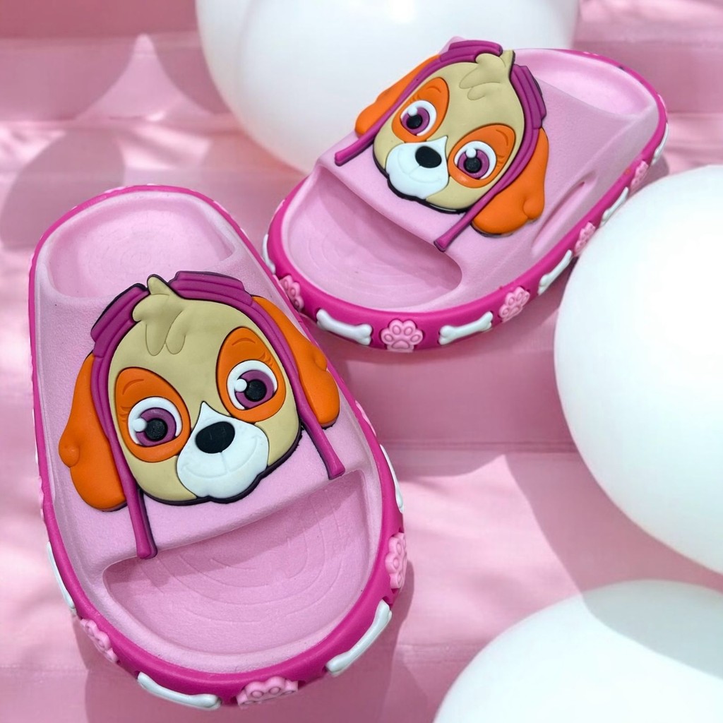 Chinelo Nuvem Feminino Infantil Cachorrinha Menina Criança Promoção Casa Grande Emborrachados