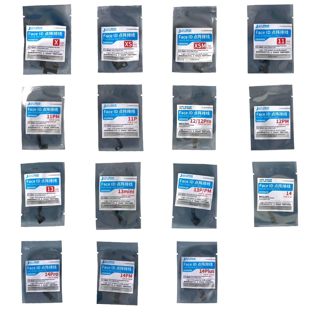 Cabo Flex Tag FACE ID JCID Dot Matrix Para iPhone X-14PM V1SE V1S V1SPRO