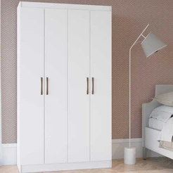 Guarda-Roupas Solteiro Biel 4 Portas Multimóveis CR35216