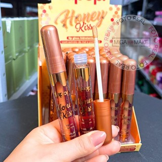 Gloss de Mel Hidratante Labial Honey Brilho Balm para Lábios Ressecados Textura Leve Kiss Dapop em Oferta na Shopee