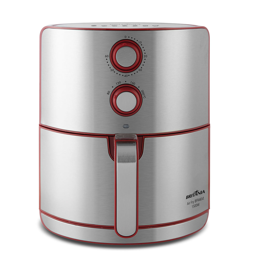 Air Fryer Britânia 4,6L Antiaderente 1500W BFR46VI 