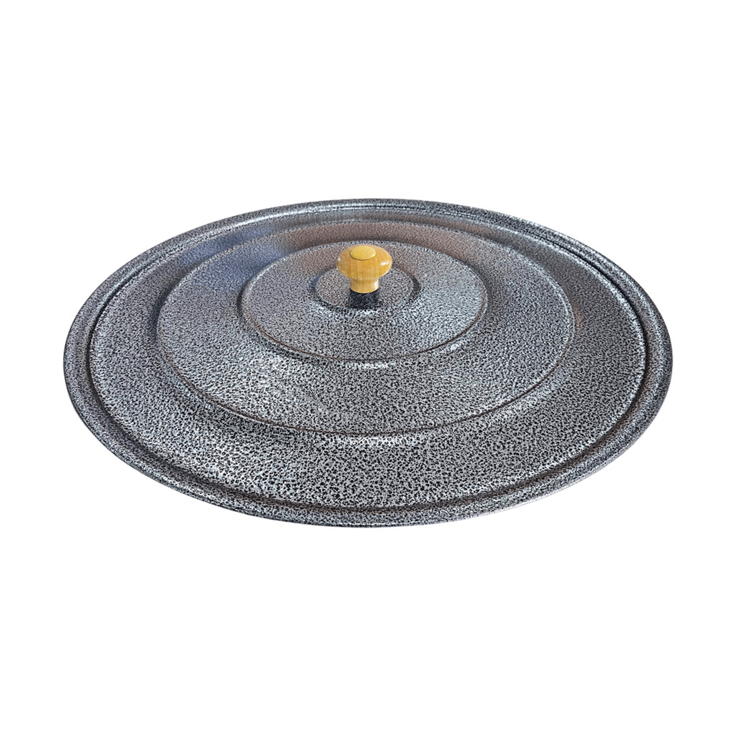 Tampa Redonda de Alumínio Craqueado de 41 Cm Para Chapa Disco de Arado Mk