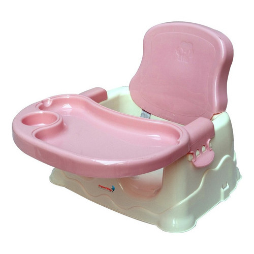 Cadeirinha Alimentação Elevatória Rosa Com Bandeja Importway em Oferta na Shopee