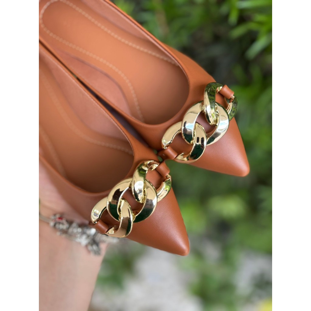 Sapatilha Feminina Bico Fino Rasteira Atacado S057 em Oferta na Shopee