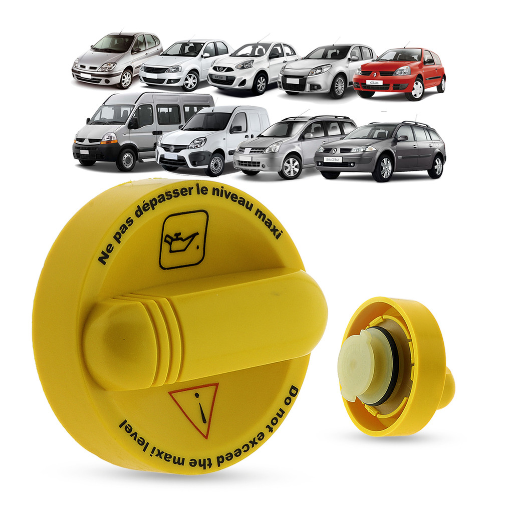 Tampa do Oléo do Motor Renault Clio 2005 a 2016 Sandero 2007 a 2014 Nissan March 2011 a 2014 Livina 2006 a 2014