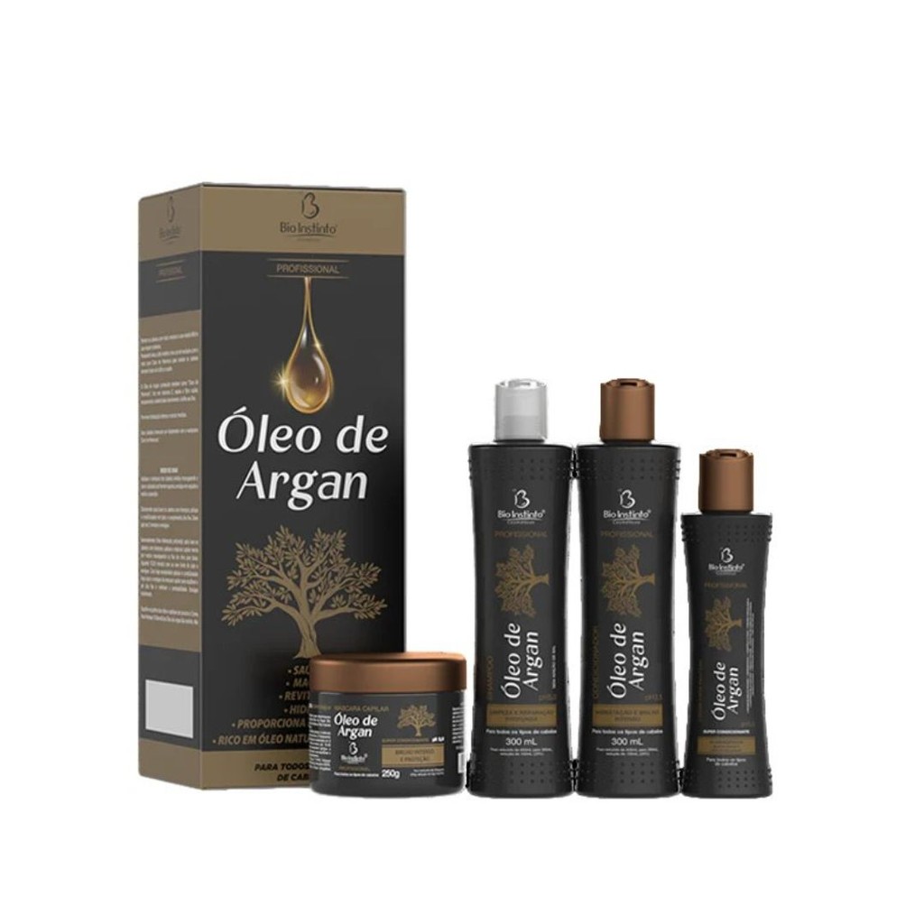 Kit Óleo de Argan Bio Instinto Saúde Maciez em Oferta na Shopee