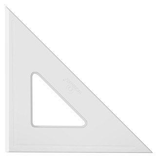 Esquadro Tecnico  sem escala acrimet de 45º 26cm 540.4 em Oferta na Shopee