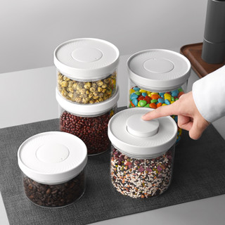 Pote Mantimentos Hermético Vidro Fechamento Pressão 700ml