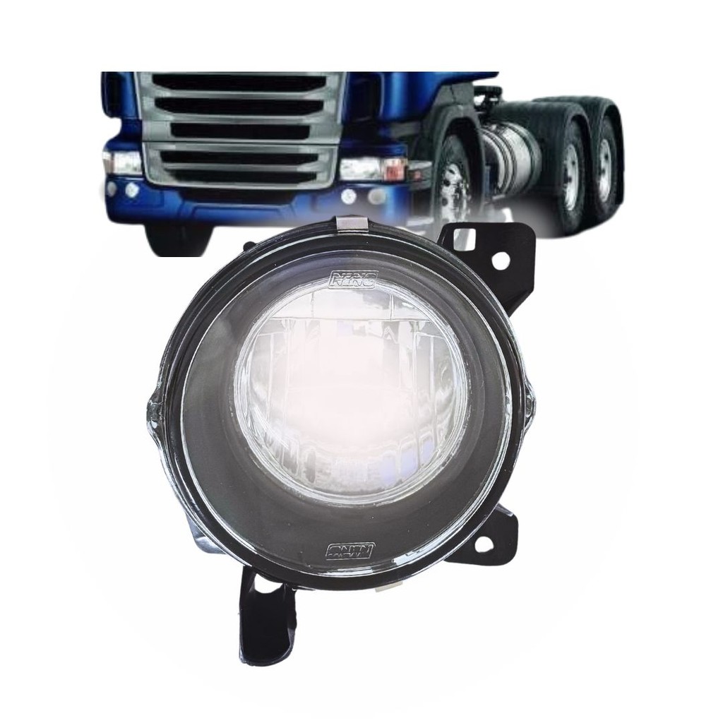 Farol Auxiliar Milha LED Para Scania Série 4 340 420 Série 5 PGR P250 G730 R500 Lado Esquerdo F-449