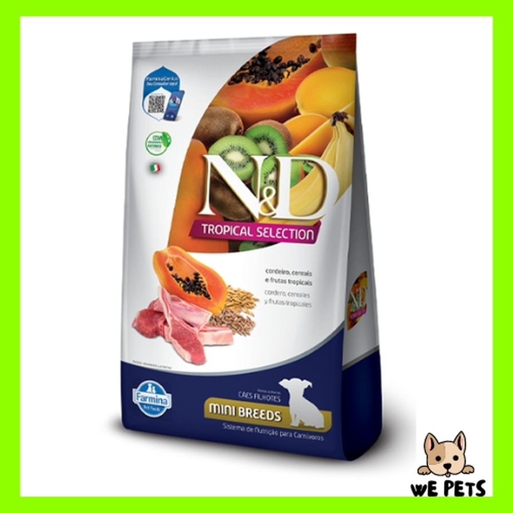 Ração 2Kg N&D Tropical Selection Cães Filhotes Raças Pequenas Cordeiro 2Kg