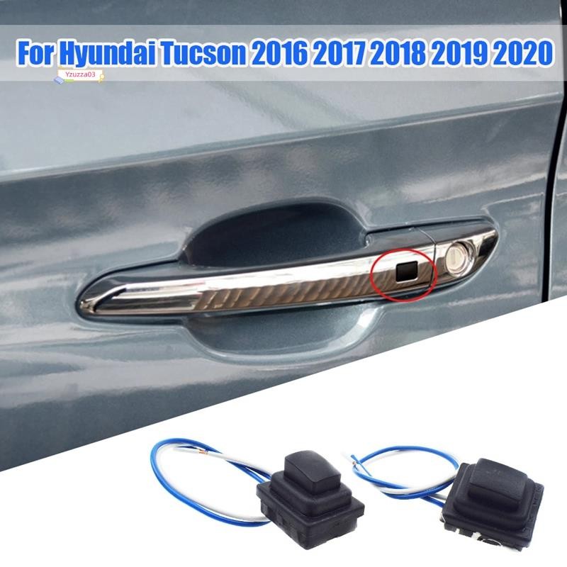 1 Par De Maçaneta Inteligente Para Porta Frontal , Botão Pequeno 82661-D3710 82651 Hyundai Tucson 2016-2020 , Substituiç