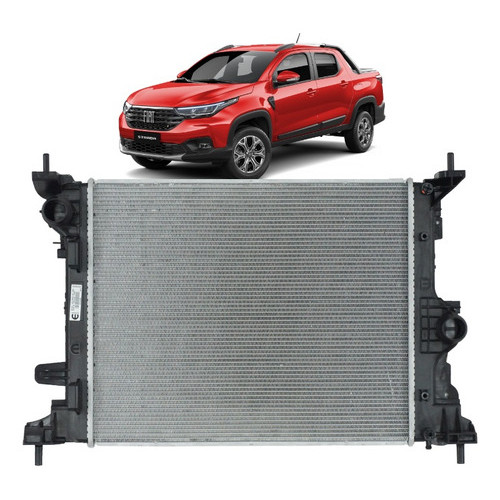 Radiador Fiat Nova Strada 1.3 2020 2021 2022 2023 Manual
