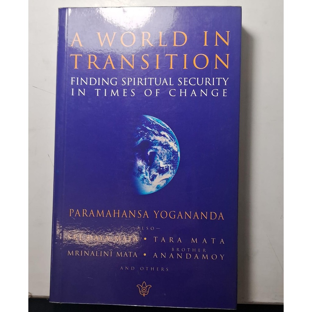 A World in Transition Finding spiritual security in times of change
