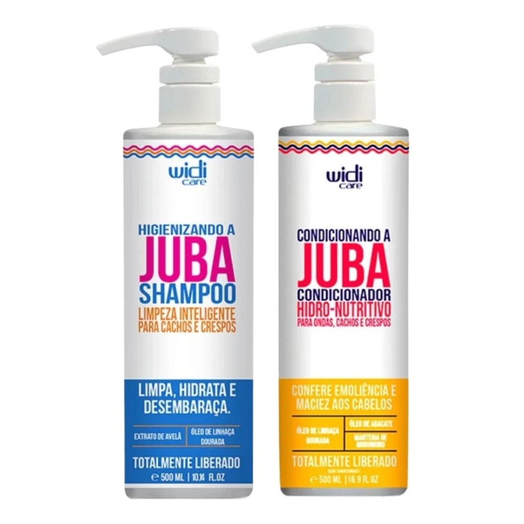 Kit ou Individual Widi Care Higienizando e Condicionando a Juba – Cabelos Cacheados e Crespos