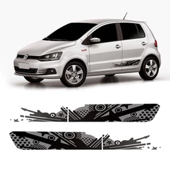 Kit Faixa Fox Saveiro Gol Rock In Rio 2015 Adesivo Black