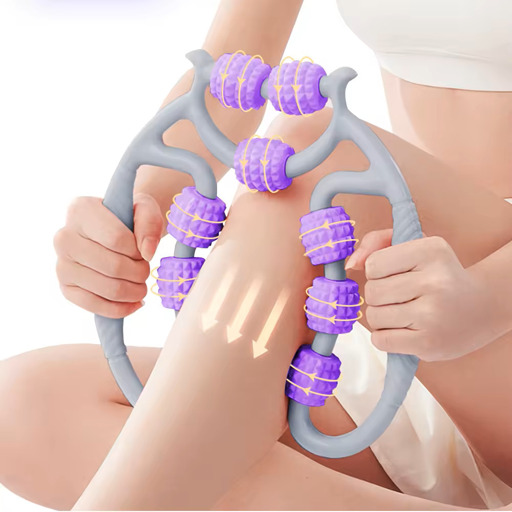 Massageador Manual Corporal / Massageador De Perna / Massageador Manual 9 ROLLERS 2X27