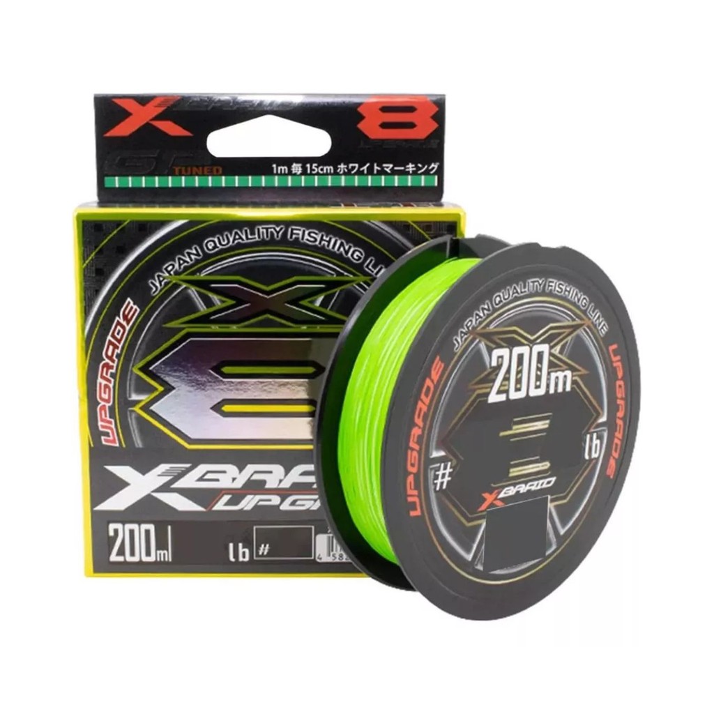 Linha de Pesca Multifilamento YGK 8 fios X-Braid Upgrade X8 200m