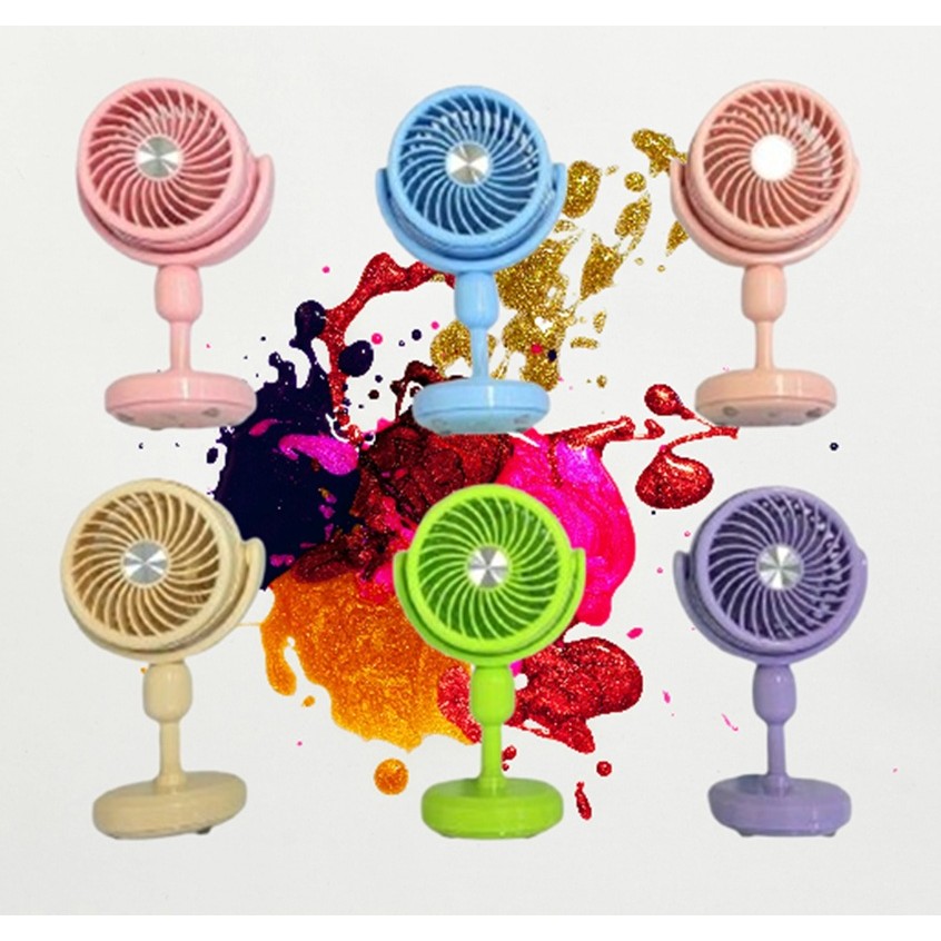 Mini Ventilador Portátil Moderno Recarregável Usb de Mesa 03 Velocidade em Oferta na Shopee