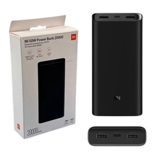 MiPower-Bank 20000mah 50w Ultra Rápido Cor Preto original da X’aom！ em Oferta na Shopee