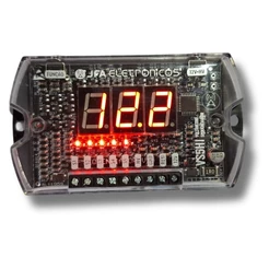 VOLTÍMETRO SEQUENCIADOR JFA VS5HI - MEDIDOR DIGITAL DE BATERIA COM 5 SAÍDAS REMOTAS E LED VERMELHO