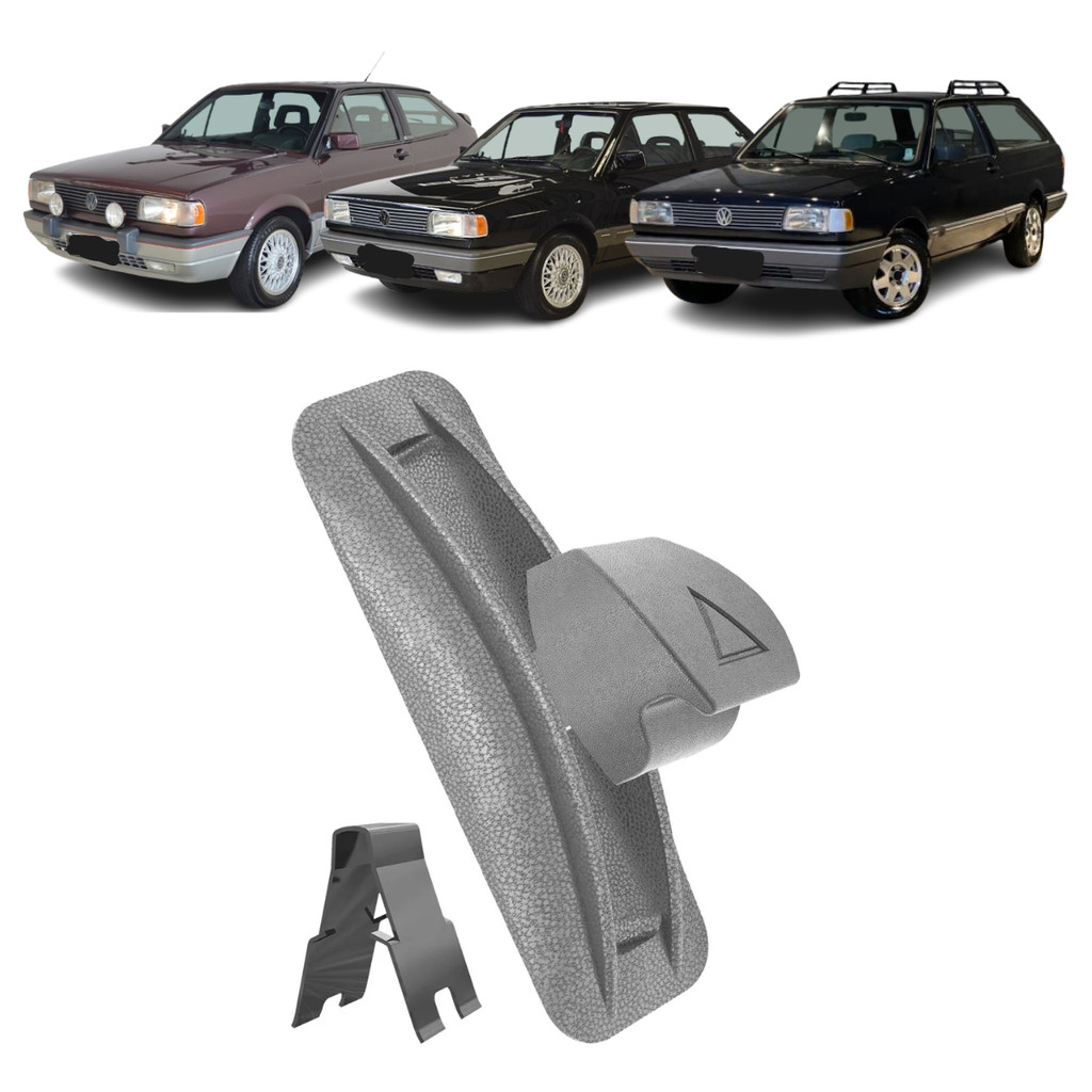 KIT FIX ALAVANCA COM ARREMATE BANCO GOL VOYAGE PARATI SAVEIRO 1980 1981 1982 1983 1984 1985 ATÉ 1994 COM TRAVA CINZA