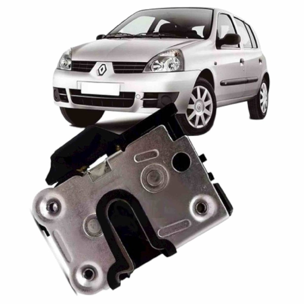 Fechadura Porta Dianteira Clio 2000 a 2010 Predisposta Eletrica