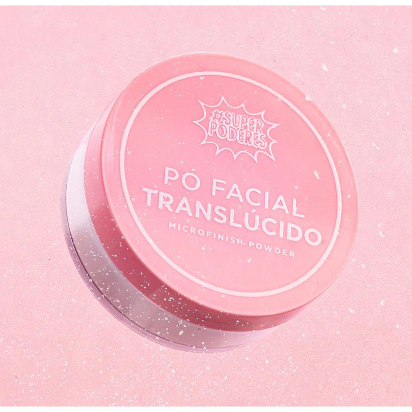 Pó Solto Translúcido Super Poderes Acabamento Matte E Pele Perfeita