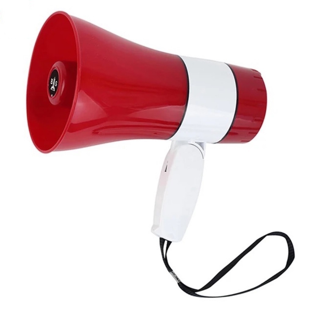 Megafone Amplificador de Voz Portátil 35W Recarregável Bivolt Com Gravação LE-99